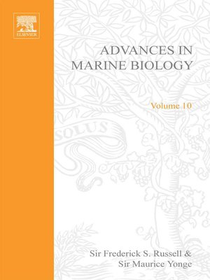 cover image of Advances in Marine Biology